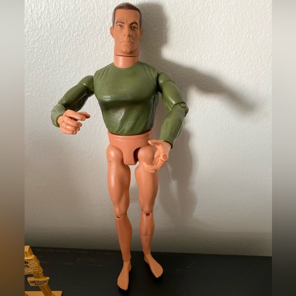 Vintage 1996 Hasbro Pawtucket GI Joe Action Figure Doll & special forces tank - Picture 9 of 13